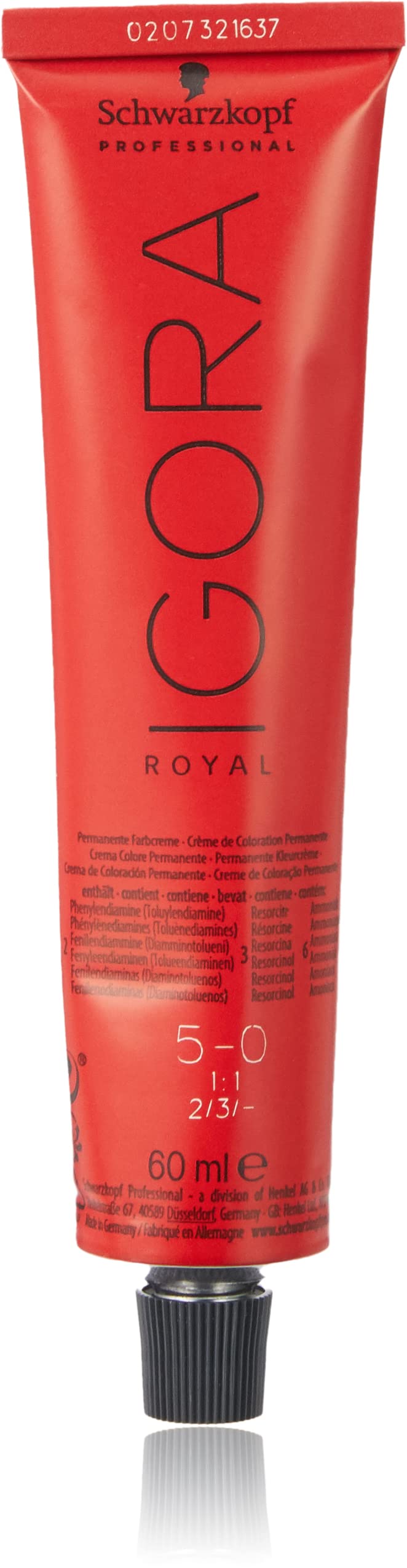 Schwarzkopf Professional IGORA ROYAL permanent color No. 5 (light brown) 60 ml