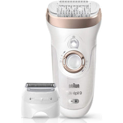 Braun Silk-épil 9 9-561 Wet and Dry Cordless Epilator/Epilation Plus 6 Extras (Compatible with UK 2-Pin Bathroom sockets), 2 Pin Plug