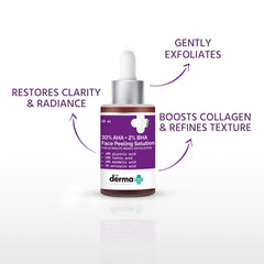 The Derma Co 30% AHA + 2% BHA Face Peeling Solution- 30 ml(dermaco)