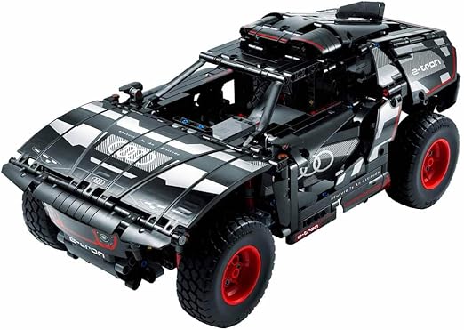 LEGO 42160 Technic Audi RS Q e-tron Remote Control Rally Car Toy, Dakar Rally Off-Road Car Model, App-Controlled RC with CONTROL+, Gift Idea for Boys, Girls and Fans Aged 10 Plus to Build