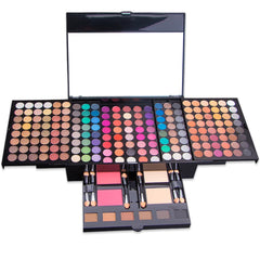 AEENAA 194-Color Shiny Eyeshadow Palette & All-in-One Makeup Kit for Women, Girls, and Kids – Best Makeup Set with Brushes, Eye Shadows, Blush, and Beauty Tools