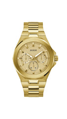 GUESS BR GLD CS W/BR GLD TR W/P GLD CHAMFER/SUN CHAMP MF DL/BR/P GLD BRCT