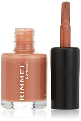 Rimmel London Colour Your Way 60 Seconds Super Shine Nail Polish - Quick Drying - Resists Chips & Fading, Lasts Up To 10 Days - Precise Application In One Stroke - 130 Caramel Candy, 8ml