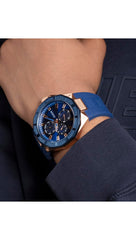 Guess Men's Watch R2 GW0803G2 Silicone, blue, Bracelet