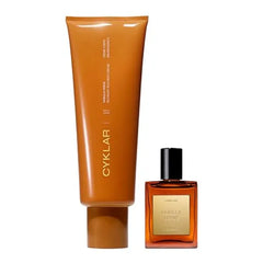 CYKLAR Nutrient Rich Body Cream. Vanilla Verve & Perfume Oil Roll On Bundle
