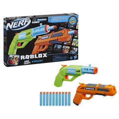 Nerf Roblox Jailbreak: Armory, Includes 2 Hammer Action Blasters, 10 Nerf Elite Darts, Code To Unlock In Game Virtual Item