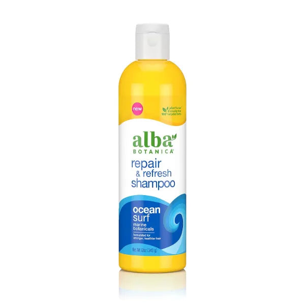 Alba Botanica Repair & Refresh Shampoo, Ocean Surf, 12 Oz