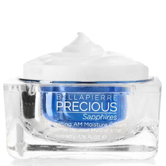 bellapierre Precious Sapphires Hydrating AM Moisture Cream | Daily Facial Moisturizer with Coconut Oil & Vitamin E, Non-Greasy Formula - 1.76oz