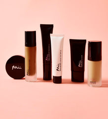 Mii Cosmetics Uk. Hydrating & Moisturizing Skin Foundation. For Oily Dry Skin. Soft Matte Finish, Flawless 04