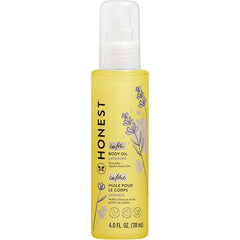 The Honest Company Lavender Infused Calming Body Oil Moisturize Nourish and Soothe Baby's Skin Plant-Based Hypoallergenic Vegan 4.0 fl oz