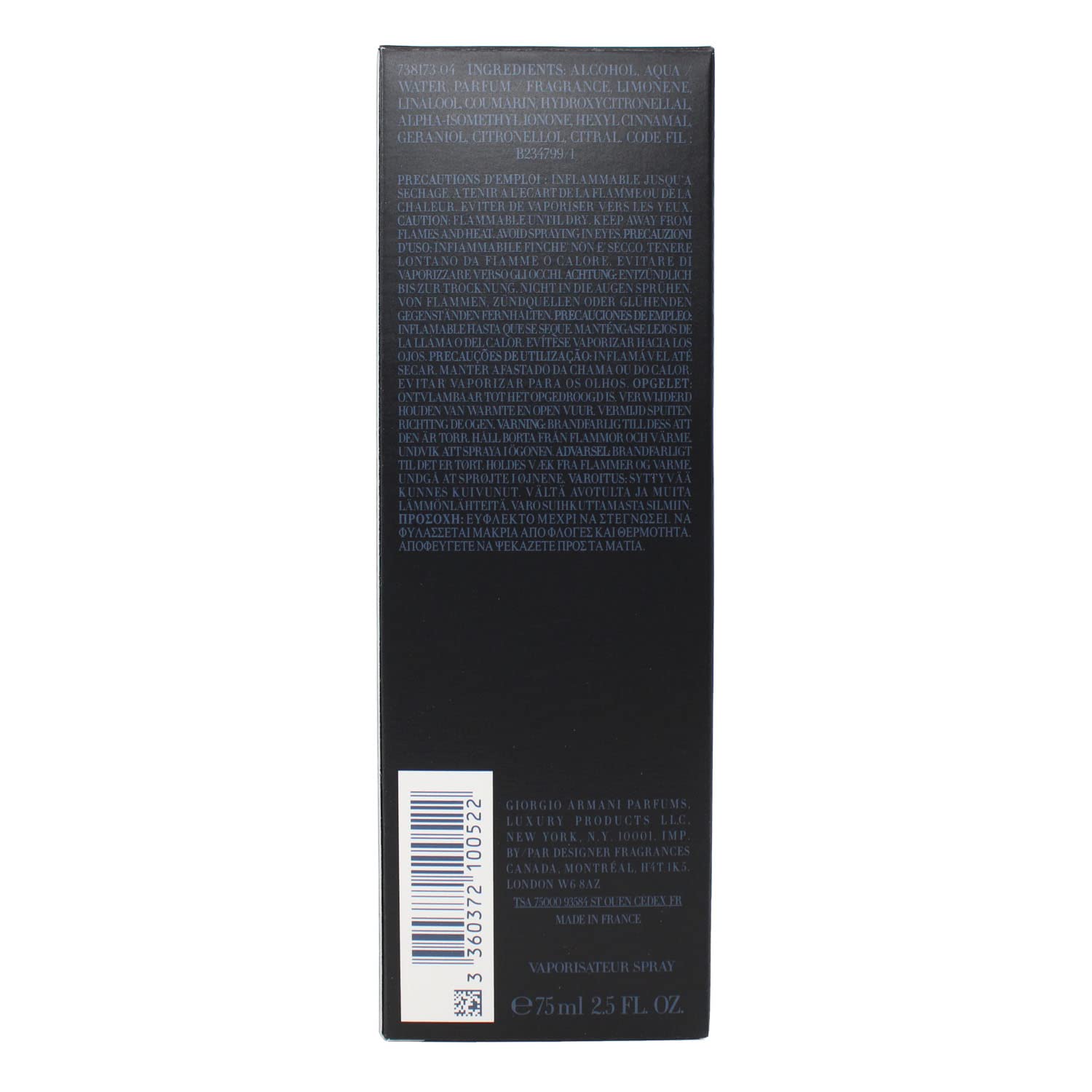 Armani Code by Giorgio Armani - Eau De Toilette Spray 2.5 oz - Men