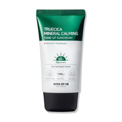 Some By Mi Truecica Mineral Calming Tone-Up Suncream SPF50+, Pa++++ | 50ml | Brightening & Calming Effect | Mild Sun & UV Protection Sunscreen For Sensitive Skin