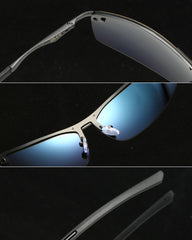 Polarized Sunglasses Mens Womens Cool Fishing Driving Hiking Ultralight Retro Wrap Around Travel sun glasses UV Protection
