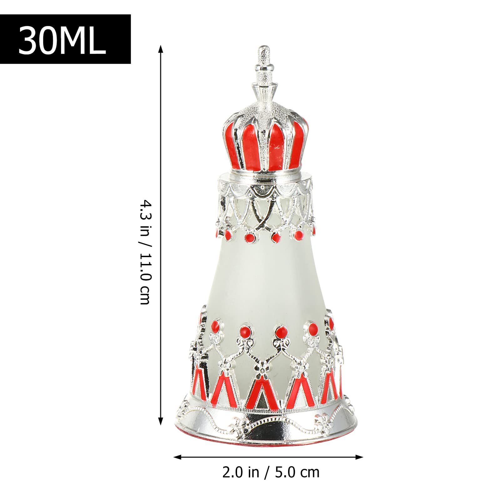 Perfume Spray Hand Soap Bottle: Travel Essential Oil Perfumes Glass Crystal Mist Liquid Hair Water Fragrance Holder 30ML