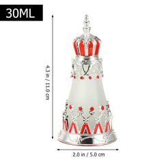 Perfume Spray Hand Soap Bottle: Travel Essential Oil Perfumes Glass Crystal Mist Liquid Hair Water Fragrance Holder 30ML
