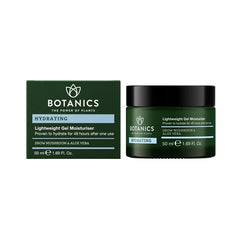 BOTANICS Lightweight & Hydrating Face Moisturizer for Women & Men - Gel Facial Moisturizer for Dry Skin - Enriched with Snow Mushroom & Aloe Vera - Vegan & Cruelty-Free 48-Hour Hydration