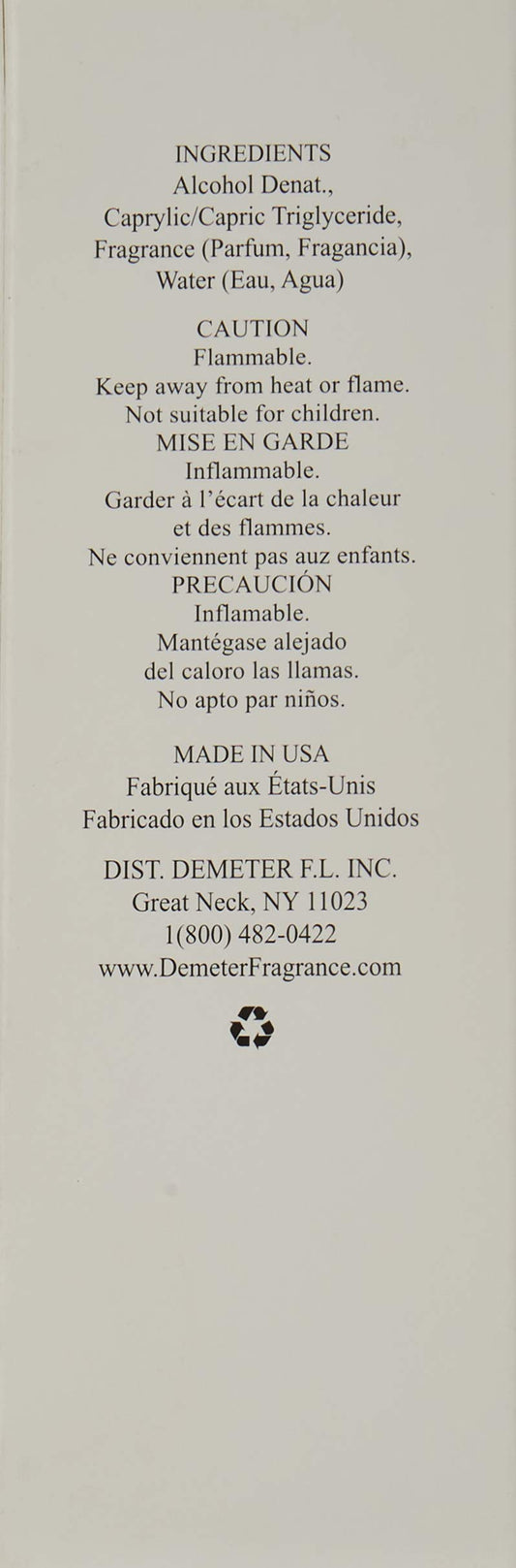 Demeter Suntan Lotion for Women, 4 oz Cologne Spray