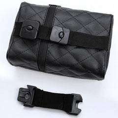 ANTOLE Car Tissue Holder,Leather Premium Car Tissue Box For Backseat And Car Visor (Black)