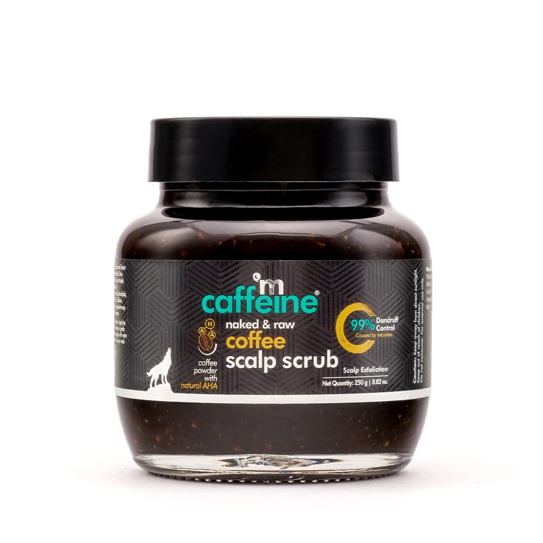MCaffeine Anti Dandruff Coffee Scalp Scrub - 99% Dandruff Control Treatment for Women & Men | Exfoliates, Reduces Flakes & Scalp Itchiness | For All Scalp Types; Sulfate & Paraben Free - 250gm