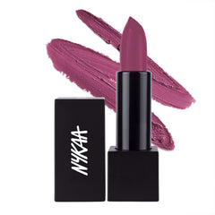 Nykaa So Matte Lipstick (Caramel Mocha - 21M) - Nude - Ultra-matte finish lipstick with jojoba oil-enhanced formula, long-lasting and lightweight (4.2g)