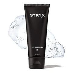 Stryx Gel Facial Cleanser and Face Wash for Men Formulated to Remove Daily Cosmetics, Skincare Products, Dirt & Grime Soothing & Nourishing Aloe Vera, Vitamin B & Tea Tree Oil for Refreshed Skin