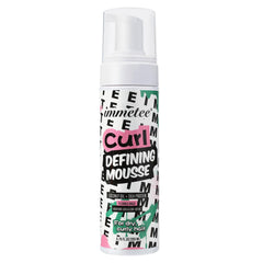 immetee Curly Hair Mousse with Coconut Oil and Silk Protein for Frizz Control Styling Mousse - 200ml/6.76fl Oz