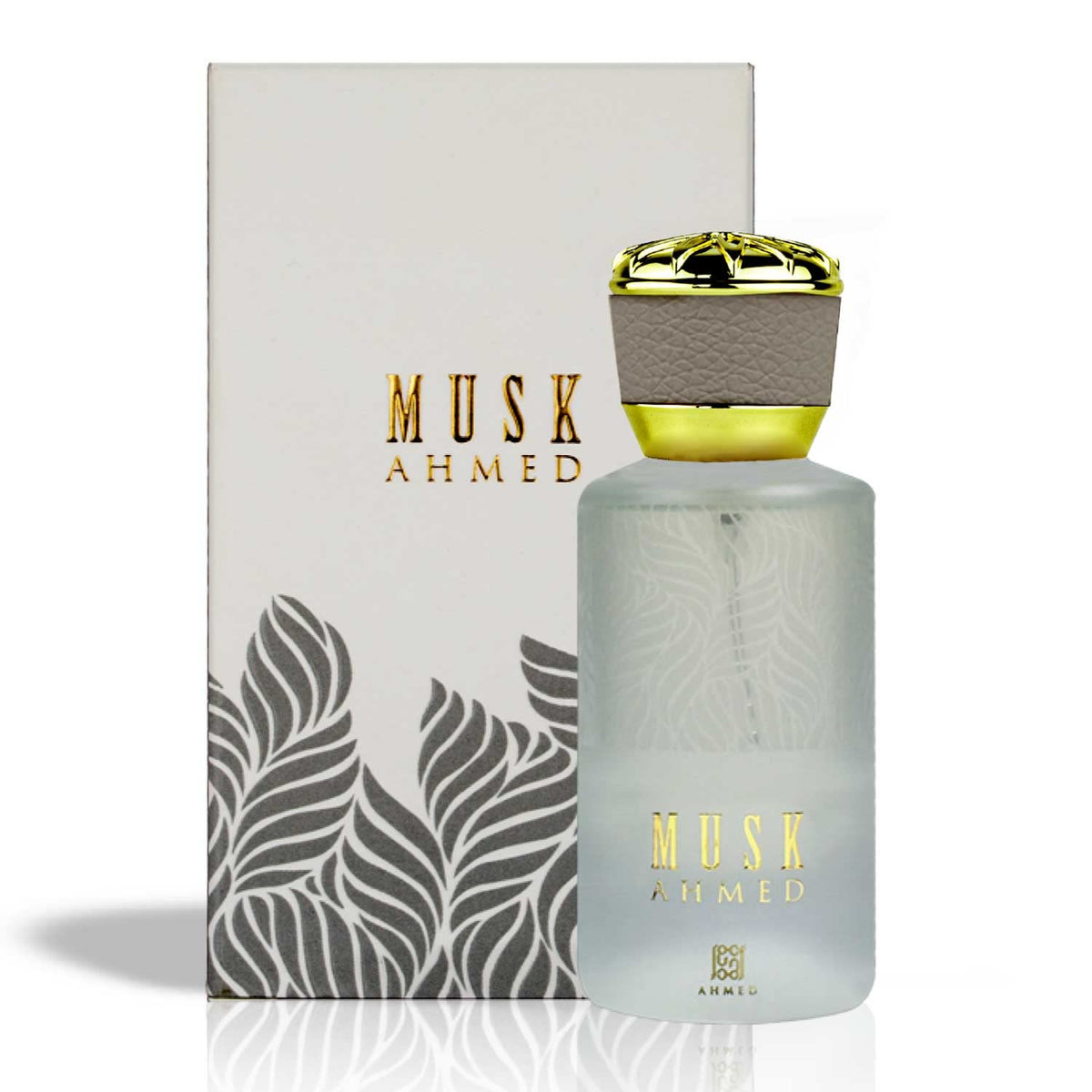 AHMED Musk EDP 50ML a Sensual Fragrance for Women and Men with Oriental Musk, Citrus Floral, Rose and Jasmine by Al Maghribi Arabian Oud and Perfumes Dubai