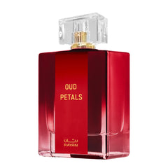 RAYAN Oud Petals Women Perfume – Rose Garden on Musk and Oud Eau De Parfum - Long Lasting Perfume for Women – Bergamot, Rose, Arabian Jasmine, Musk, & amp Oud - Ideal Gift for All Occasions - 100mL