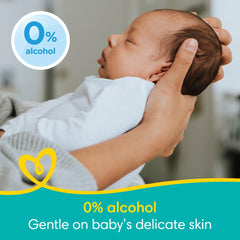 Pampers Complete Clean Baby Wipes with Aloe Vera Lotion for Hands & Face, 6 Packs, 384 Count