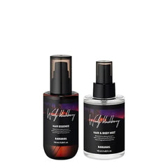 BANANAL Perfumed Korean Hair Oil Serum & Hair and Body Treatment Spray Duo Set Korean Hair Care w/Argan oil & Amino Acids Frizz Control Moisturizing Woody Blackberry
