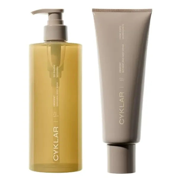 CYKLAR Nutrient Rich Body Cream + Sensorial Body Wash Bundle Crescent Fragrance