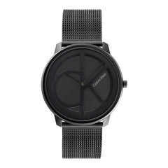Calvin Klein CK ICONIC Unisex Watch, Analog - Metallic Black