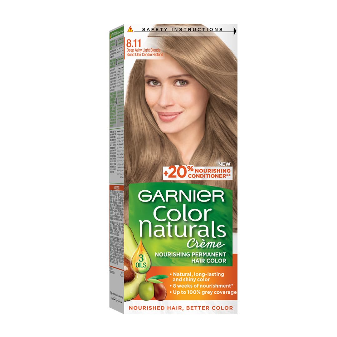 Garnier Color Naturals 8.11 Deep Ashy Light Blonde Hair Color
