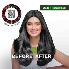 Garnier Naturals Creme Hair Color (Natural Black,70ml and 60g)