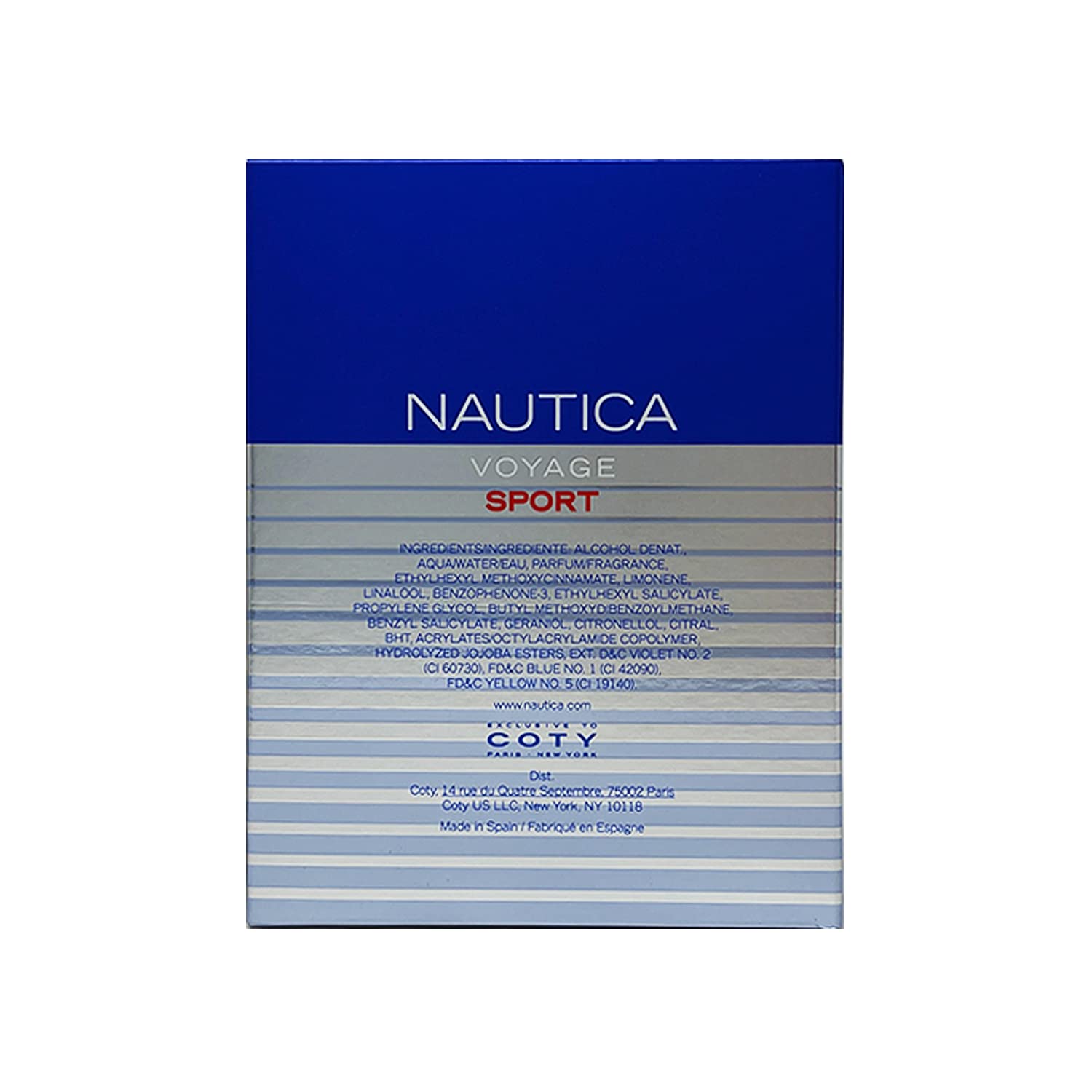 Nautica Voyage Sport by Nautica for Men 3.4 oz Eau de Toilet