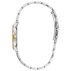 Bulova Classic Quartz Ladies Watch, Stainless Steel Diamond - Two-Tone Yellow Gold