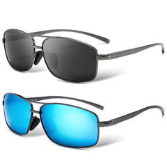 SUNGAIT Ultra Lightweight Rectangular Polarized Sunglasses UV400 Protection