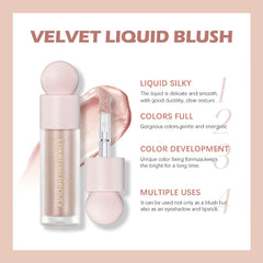 Erinde Liquid Highlighter Makeup, Shimmer Cream Highlighter, Natural Light Face Highlighter, Brightening Liquid Highlight, Face Body Glow Makeup, Glow Drops Makeup, Highlighter Makeup #03 Rose Gold