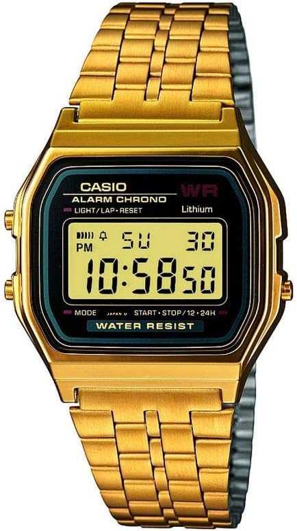 Casio Unisex-Adult Quartz Watch Gold/Grey