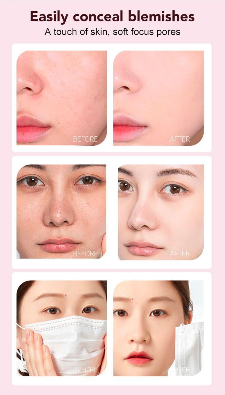 Korean Whitening Sunscreen Foundation, 3 in 1 Whitening Sunscreen Foundation, Korean Bb Cream, Light Transparent Sunscreen Liquid Foundation,Concealer,Spf Sunscreen Waterproof,Oil Control (3PC)