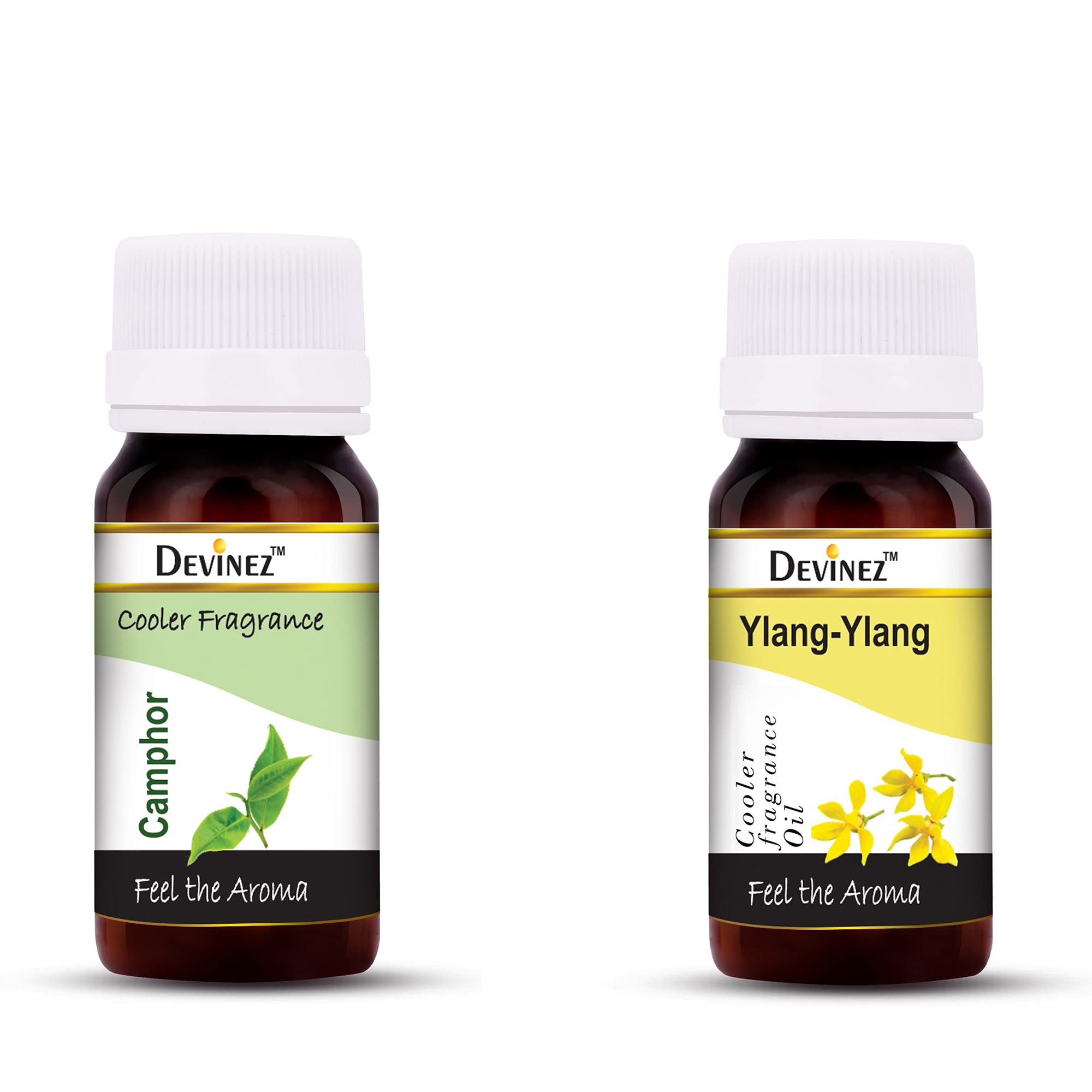 Devinez Camphor + Ylang-Ylang Cooler Perfume, 60ml each