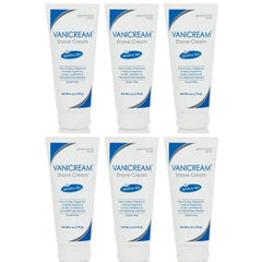 Vanicream Shave Cream For Sensitive Skin, Fragrance Free, Dye Free, Paraben Free and Sulfate Free - 6 oz (Pack of 6