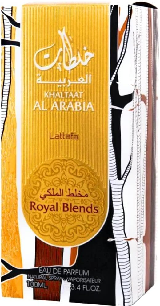 Lattafa Prestige Khaltat Al Arabia for Unisex Eau de Parfum Spray, 3.4 Ounce