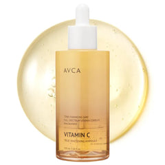 AVCA Vitamin C + Niacinamide Brightening Serum 100ml (3.38oz) - K-Beauty Dark Spot Corrector & Tone-Up Ampoule