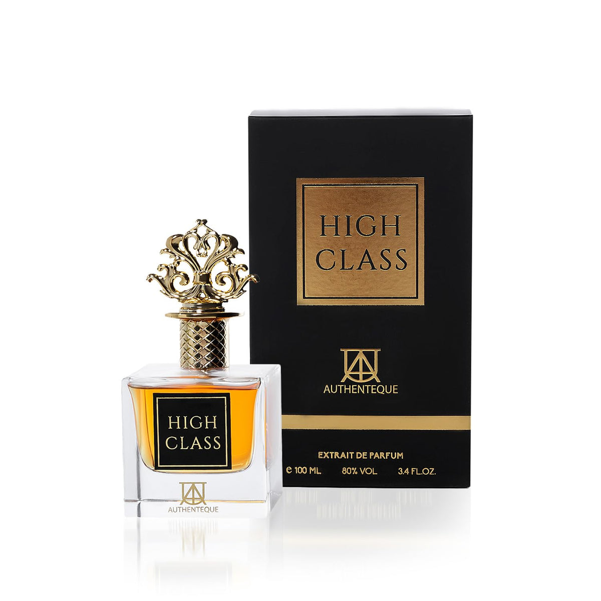 AUTHENTEQUE- High Class - Perfumes for Women & Men Unisex - Inspired by Angels Kilian Share - Extrait de Parfum - Luxury Perfume - Long lasting - Unisex Fragrance - Vegan & Cruelty Free 3.4OZ(100 ml)