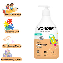 Kids Eco Shower Gel, Ice Cream Scent 540ml