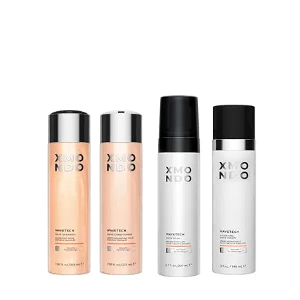 XMONDO Hair Wash Day Kit for Wavy Curly Hair Cleanse, Hydrate, and Enhance Natural Waves and Curls