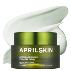 APRILSKIN Artemisia Squalane Hydra Gel Cream| Dry, Sensitive, Acne-Prone Skin| Vegan, Cruelty Free, Low pH, Soothing & Firming up |No sulfates and Artificial Fragrance - 50 ml
