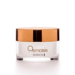 OSMOSIS ENRICH Smoothing Face & Neck Intensive Night Repair Cream Moisturizer with Chirata and Fruit Oils - 1 Oz