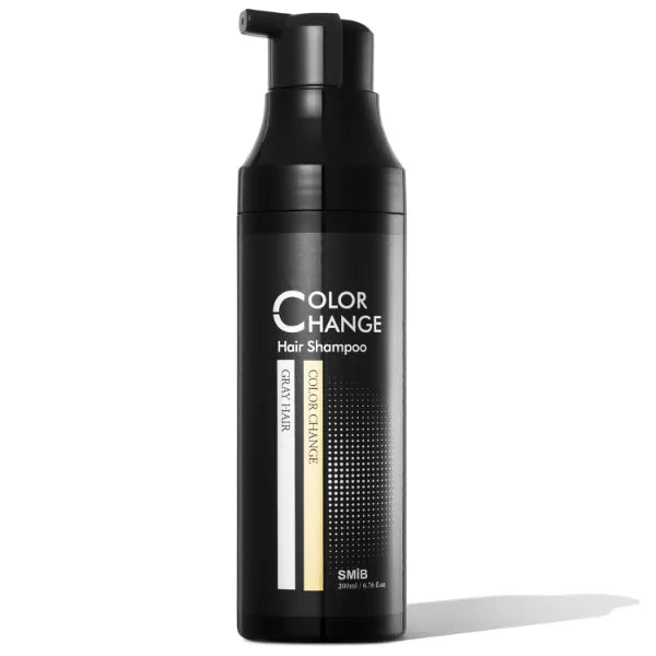 SMIB ColorChange Shampoo – Hypoallergenic, Gentle Hair Dye, Helps Blend Gray Hair Naturally, Nourishes Hair & Scalp (6.76 fl oz)